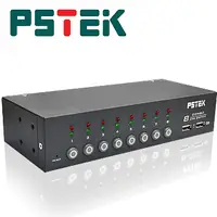 在飛比找PChome24h購物優惠-PSTEK 8埠 PS/2 USB 電腦切換器 (CD-10