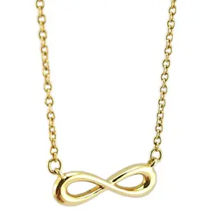 【Tiffany&Co. 蒂芙尼】18K金-Infinity無限符號墜飾項鍊