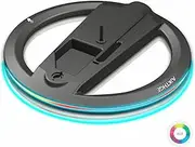 AJKTHGE RGB Vertical Stand for PS5/PS5 Slim/PS5 Pro Console – Compatible with PS5/PS5 Slim/PS5 Pro Disc and Digital Edition, LED RGB Base Stand with 14 Light Modes (Black)