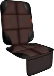 Premium Waterproof Car Seat Protector with Non-Slip Backing and Storage Pockets