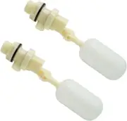 2 Pack Automatic Float Valve for Water Troughs Stainless Steel Water Level Contr