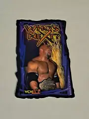 WCW NWO Goldberg Who's Next Vending Machine Sticker Licensed A&A Global 1999