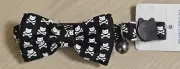Whisker City Crossbones Bow Tie Easy Release Collar Skull & Bones For Kittens