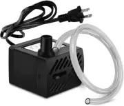 50GPH 3W Mini Submersible Water Pump for Aquariums, Fish Tank, Pond, Fountain, H