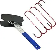 Car Piston Spreader Brake Caliper Press Tool Car Repair Hand Tool Brake Caliper Hooks for Vehicle Auto Fitting, Blue