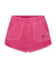 Arial embroidered-logo shorts 12,14Y Pink