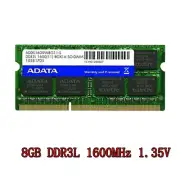 ADATA 8GB 4GB DDR3L 1600MHz PC3L-12800S 1.35V Laptop Memory SODIMM RAM Notebook
