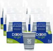 To Go Medium Paper Coffee Cups With Lids, 12 Oz, 132 Count, Disposable Cup