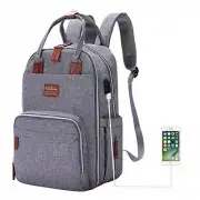 Luxury Baby Diaper Bag Nappy Backpack Waterproof Mummy Changing Bag