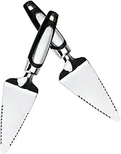 NOLITOY Stainless Steel Pizza Knife Cake Server Shovel Pie Holder Spade Triangle Baking Tool Easy Clean