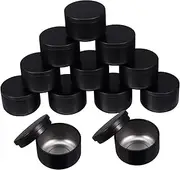 TEHAUX DIY Candle Making Tin Set 12pcs Small Candle Jars Essential Oil Container Versatile Craft Storage Jar for Cosmetics Dry Goods