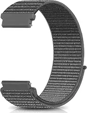 18mm 20mm 22mm Hook and Loop Watch Band Compatible with Garmin Vivoactive 5/ Vivoactive 6/ Vivoactive 3, Soft Nylon Breathable Sport Strap for Venu 2S/ Venu3S/ Forerunner 265s,Venu 3/ Venu 2 Men Women