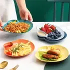 Dried Fruit Plate Unbreakable Store Snack with Sauce Groove Candy Plate Decorate