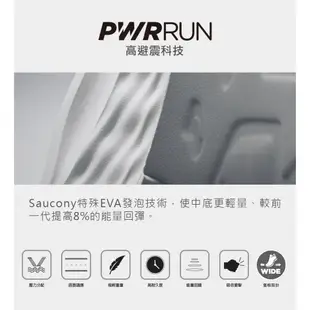 【SAUCONY】慢跑鞋/運動鞋/休閒鞋/男鞋 緩衝避震 原廠貨 RIDE 16-白色/岩石灰