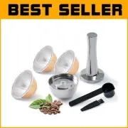 Eco-Friendly Vertuo Next Reusable Pods with 3 Brewing Sizes - 80/150/230ml