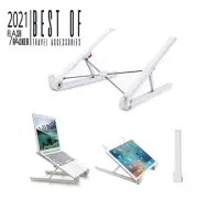 Codi A09041 Portable Laptop Stand White Apple Macbook iPad Folding Travel