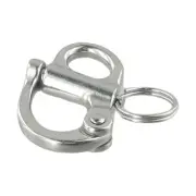 Parts Shackle Eye Fittings Hook Marine Quick Release Replacement Silver