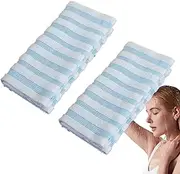 Face Exfoliation for Women Towel | 2X Shower Scrubber | Exfoliation Washcloth Towel Body Exfoliator Back Washer Beauty Washcloth for Men Women