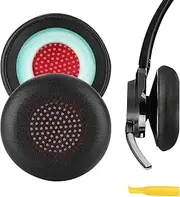 Geekria QuickFit Replacement Ear Pads for Plantronics Voyager Focus UC B825/2UC, Voyager 4210/4220/4310UC/4320UC, Blackwire 5200/C5200/5210/C5210/C5220/7225, Backbeat Sense Headphones