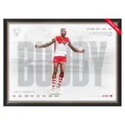 Buddy Franklin Sydney Swans Official AFL Retirement Sportsprint Framed
