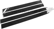 Compatible for Ford 2022 2023 ABS Side Door Body Molding Line Cover Door Body Anti-Scratch Protector Car Side Strips Trim(Black)