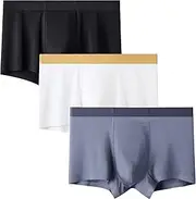 [Maiyifu-GJ] 3 Pack Mens Moisture-Wicking Boxer Briefs Soft Breathable Underwear Trunks Lightweight Comfortable Underpants, Color10, Large, Color10, Large