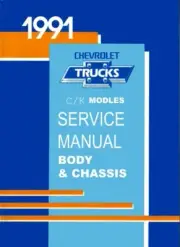 1991 Chevy GMC C/K 10-30 Light Truck Shop Service Repair Manual Book Engine OEM