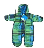 Columbia Baby Snuggly Bunny Bunting Down Hooded Snowsuit 6 Months New