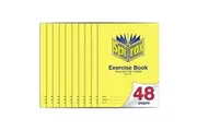 10x Spirax 70GSM 48 Pages A4 14mm Dotted Third No.103 Exercise Book Notebook