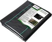 WAENLIR 3.2oz Heavy Duty Weed Barrier Landscape Fabric, Sturdy Weed Blocker Cover, Outdoor Gardening Weed Control Mat 3ft x15ft