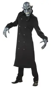 Gothic Walking Dead Night Fiend Vampire Zombie Hunter Adult Costume