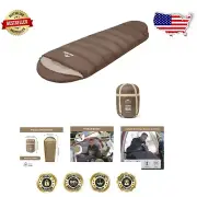 Cold Weather Mummy Sleeping Bag for Adults - 23°F Waterproof Lightweight Comfort