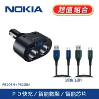在飛比找momo購物網優惠-【NOKIA】P6106N 120W typeC/USB 電