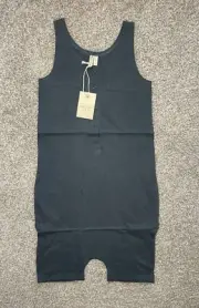 Gray Label Organic Kids Clothing & Fashion One Piece Blue Tank Suit Size 7-8y