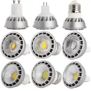 Dimmable GU10 MR16 E27 E26 15W LED SpotLight COB Bulb High Power Lamp Bright SS