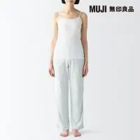在飛比找momo購物網優惠-【MUJI 無印良品】女清爽舒適棉質輕薄細肩帶(共4色)