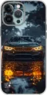 Car Boss King Rain Lights Night City Cover Case Silicone / Shockproof / MagSafe
