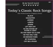 Karaoke Backstage CD+G Today Classic Rock Songs #4617 Cry Me A River,Jessie+