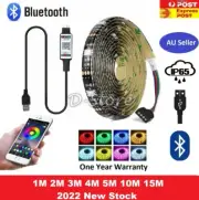 USB Bluetooth RGB LED Strip Lights IP65 Waterproof 5050 1M 5M 10M 20 LEDs 5V USB