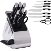 100% Genuine! SCANPAN Classic Eclipse 8 Piece Knife Block Set! RRP $699.00!