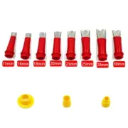 Bases Caulk Nozzle Tool 16 Sizes 16pcs Stainless Steel Beauty Sewing Tool