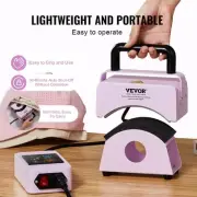 Mini Hat Heat Press Machine for Caps 5.9x3.15 inch Purple Compact Easy to Use