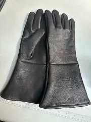 Mens Gauntlet Deerskin Leather Gloves Made in the USA