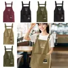 Anti-fouling Chef Apron Waterproof Cooking Baking Bibs for Home Kitchen