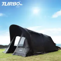 在飛比找momo購物網優惠-【Turbo Tent】Tourist270 忍者黑 一房一