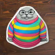 Blob Seal Custom-shaped pillow