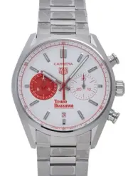 TAG Heuer Carrera Chronograph Team Ikuzawa by Bamford CBN201F.EB0356 White New