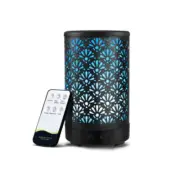 Aroma Diffuser Aromatherapy Metal Cover Ultrasonic Cool Mist 100Ml