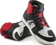 Forma Ground Dry Motorcycle Shoes, black-white-red, Size 43 for Men Black White Red