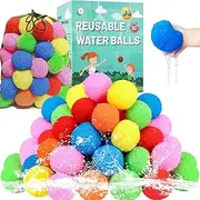 Reusable Water Soaker Balls for Outdoor Toys and Games - Beach Balls for Kids and Teens - Summer Activities for Pool and Backyard Fun